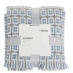 HOMLA Pled Dales We Wzor Z Fredzlami 130X170 Cm