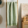 HOMLA Pled Morris Pistacjowy Z Fredzlami 130X170 Cm