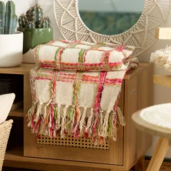 HOMLA Pled Tanis Z Kolorowymi Nitkami 130X170 Cm