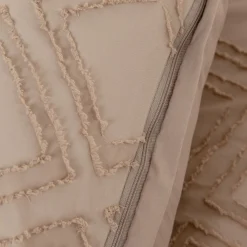 HOMLA Pościel Carre Z Mikrofibry Bezowa 160X200 Cm