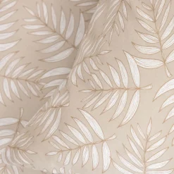 HOMLA Pościel Coraline Bawelniana Bezowa W Liscie 200X220 Cm