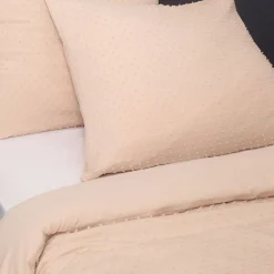 HOMLA Pościel Doti Z Mikrofibry Bezowa 200X220 Cm