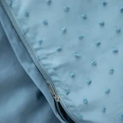 HOMLA Pościel Doti Z Mikrofibry Niebieska 160X200 Cm