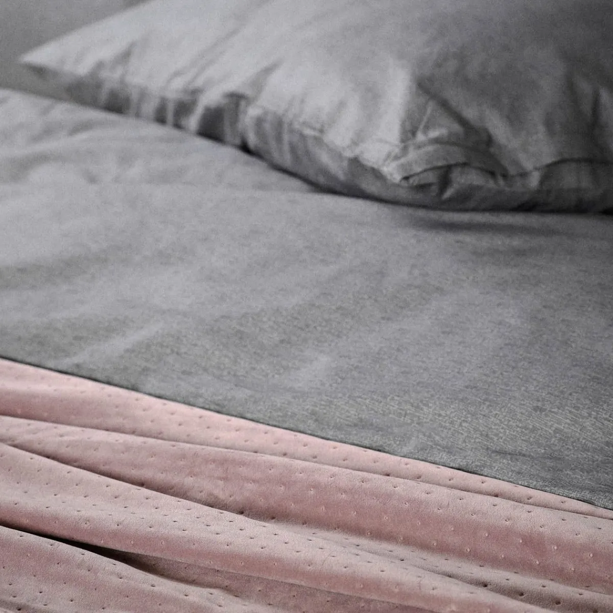 HOMLA Pościel Felix Bawelniana Szara 160X200 Cm