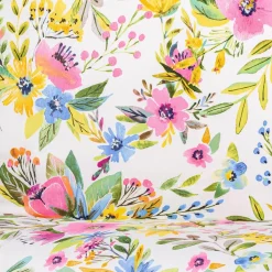 HOMLA Pościel Floral Z Mikrofibry W Kolorowe Kwiatki 140X200 Cm + 1*70X80 Cm