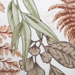 HOMLA Pościel Fougere Satynowa W Liscie 160X200 Cm