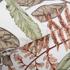 HOMLA Pościel Fougere Satynowa W Liscie 160X200 Cm