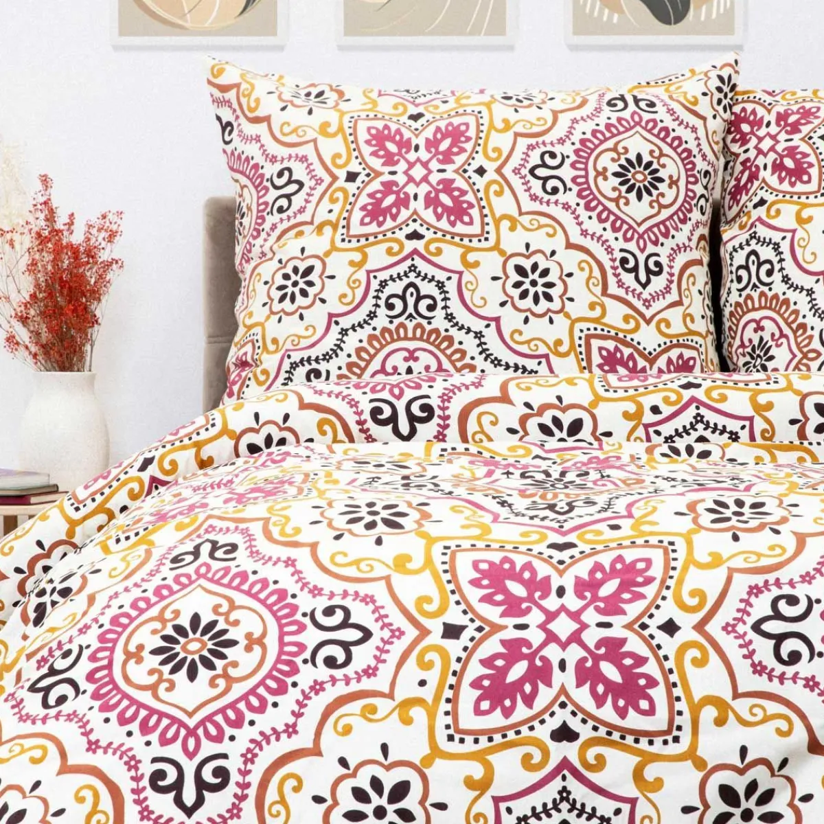 HOMLA Pościel Francesca Z Mikrofibry Wzor 200X220 Cm