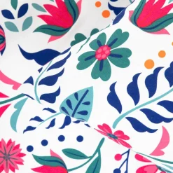 HOMLA Pościel Freesia Z Mikrofibry W Kwiaty 160X200 Cm