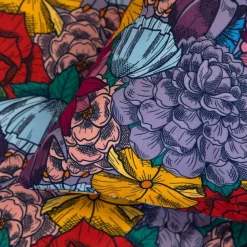 HOMLA Pościel Frida Kahlo Z Mikrofibry W Kwiaty 200X220 Cm