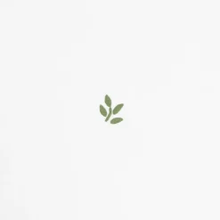 HOMLA Pościel Hadley Bawelniana W Listki Z Zielona Lamowka 140X200 Cm + 1*50X60 Cm