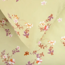 HOMLA Pościel Iberis Z Mikrofibry W Kwiaty 140X200 Cm + 1*70X80 Cm