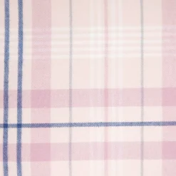 HOMLA Pościel Idaho Flanelowa Rozowa W Krate 160X200 Cm + 1 X 50X60 Cm