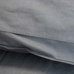 HOMLA Pościel Kinsey Bawelniana Grafitowa Z Denimowym Szwem 140X200 + 1*50X60 Cm