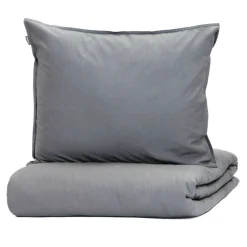 HOMLA Pościel Kinsey Bawelniana Grafitowa Z Denimowym Szwem 200X220 + 2*50X60 Cm