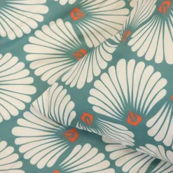 HOMLA Pościel Laurlin Z Mikrofibry Turkusowa 160X200 Cm