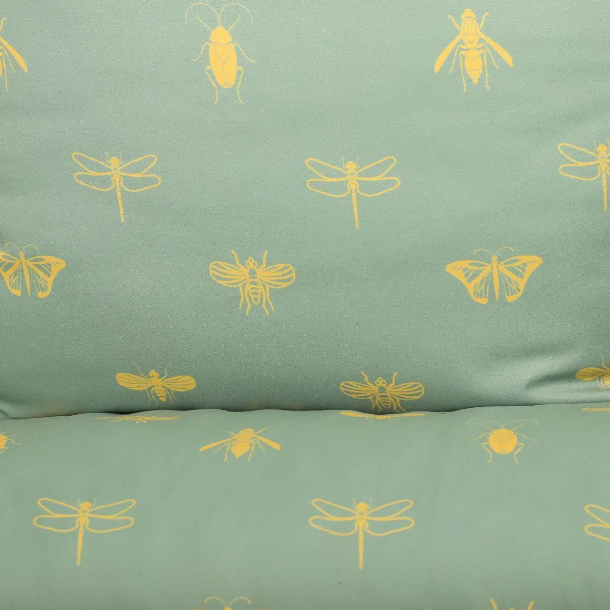 HOMLA Pościel Luro Z Mikrofibry Oliwkowa W Owady 160X200 Cm