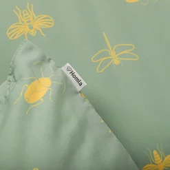 HOMLA Pościel Luro Z Mikrofibry Oliwkowa W Owady 200X220 Cm