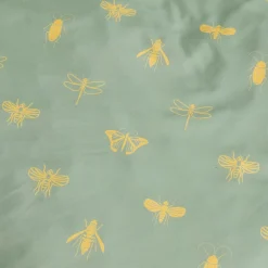 HOMLA Pościel Luro Z Mikrofibry Oliwkowa W Owady 200X220 Cm