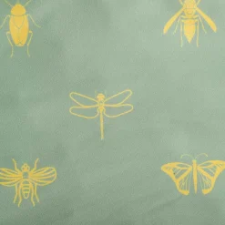 HOMLA Pościel Luro Z Mikrofibry Oliwkowa W Owady 200X220 Cm