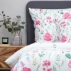 HOMLA Pościel Perhonen Z Mikrofibry W Kwiaty 140X200 Cm + 1*70X80 Cm
