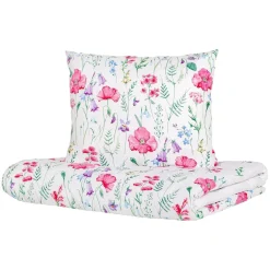 HOMLA Pościel Perhonen Z Mikrofibry W Kwiaty 200X220 Cm