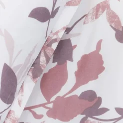 HOMLA Pościel Rosa Z Mikrofibry W Rozowe Liscie 140X200 Cm + 1*70X80 Cm