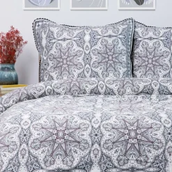 HOMLA Pościel Scarla Satynowa Premium 200X220 + 2*50X60 Cm'