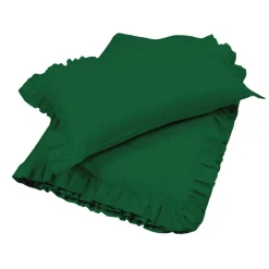 HOMLA Pościel Selin Satynowa Ciemnozielona 220X200 Cm