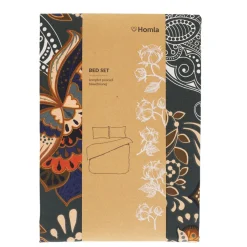 HOMLA Pościel Tapua Bawelniana Zielona 160X200 Cm