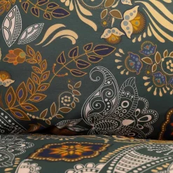 HOMLA Pościel Tapua Bawelniana Zielona 160X200 Cm