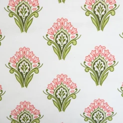 HOMLA Pościel Timothe Bawelniana W Rozowy Wzor 160X200 Cm