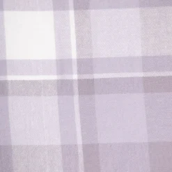 HOMLA Pościel Vella Flanelowa W Szara Krate 200X220 Cm + 2 X 50X60 Cm