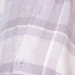 HOMLA Pościel Vella Flanelowa W Szara Krate 160X200 Cm + 1 X 50X60 Cm