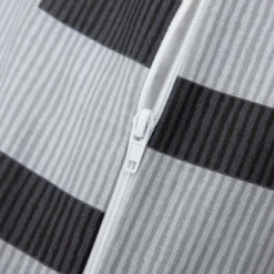 HOMLA Pościel Viviette Bawelniana Szaro-Czarna 140X200 Cm + 1*70X80 Cm