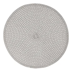 HOMLA Podkladka Do Jadalni Heli Okragla Jasnoszara 38 Cm