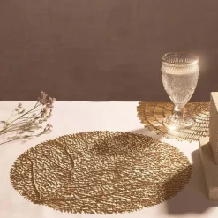 HOMLA Podkladka Do Jadalni Raggi Zlota 38 Cm