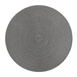 HOMLA Podkladka Do Jadalni Skine Czarna 38 Cm