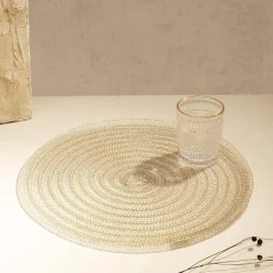 HOMLA Podkladka Okragla Zlota Jazmine 38Cm Aw18 922330