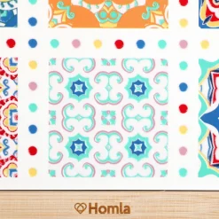 HOMLA Podstawka Ethnic Drewniana Mozaika 18X28 Cm