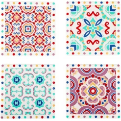 HOMLA Podstawka Ethnic Mozaika Kolorowa 4 Szt.