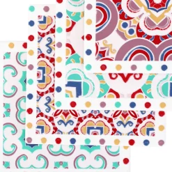 HOMLA Podstawka Ethnic Mozaika Kolorowa 4 Szt.