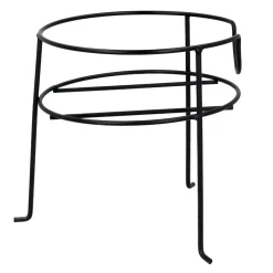 HOMLA Podstawka Freya Pod Sloik Z Kranikiem Czarna 20X16 Cm