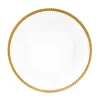 HOMLA Podstawka Golden Rant Pod Talerz Ze Zlota Obwodka W Paski 33 Cm 33Cm