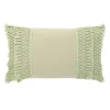 HOMLA Poduszka Doel Pistacjowa Z Fredzlami 30X50 Cm