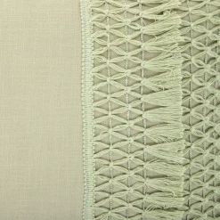 HOMLA Poduszka Doel Pistacjowa Z Fredzlami 30X50 Cm