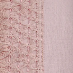 HOMLA Poduszka Doel Rozowa Z Fredzlami 30X50 Cm