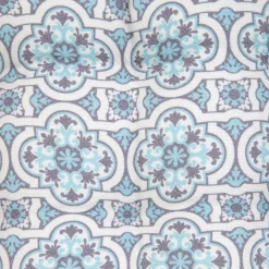 HOMLA Poduszka Na Krzeslo Stave Niebieska We Wzor Pikowana 40X40