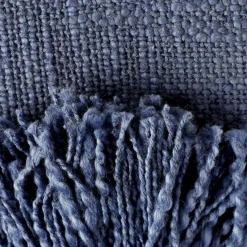 HOMLA Poduszka Tonne Okragla Bawelniana Z Fredzlami 40 Cm