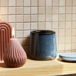 HOMLA Pojemnik Brilia Granatowy 8,6X8,6X9 Cm